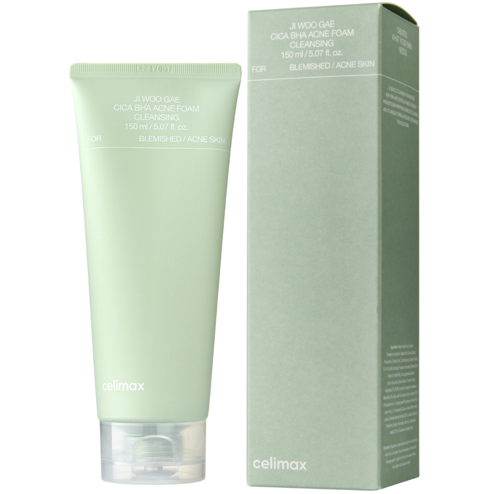 Celimax Ji Woo Gae Cica BHA Acne Foam Cleansing